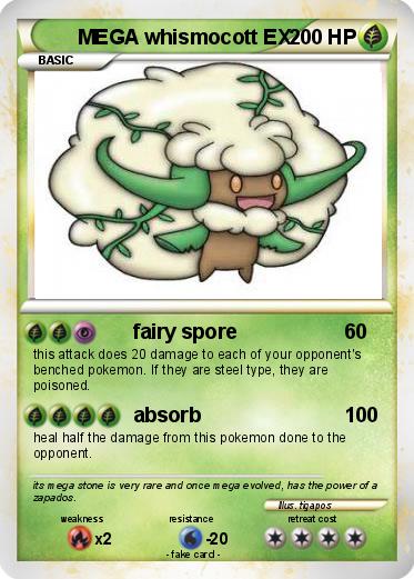 Pokemon MEGA whismocott EX