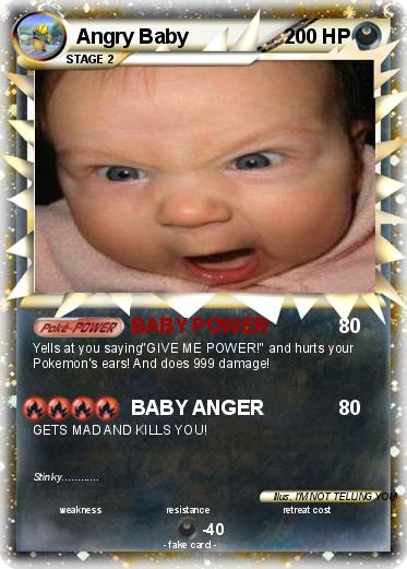 Pokemon Angry Baby