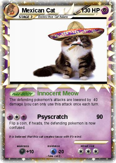 Pokemon Mexican Cat