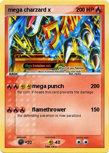 Pokemon mega charzard x
