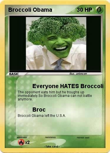 Pokemon Broccoli Obama