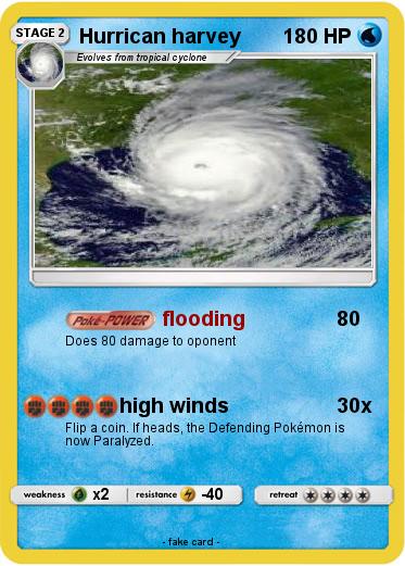 Pokemon Hurrican harvey