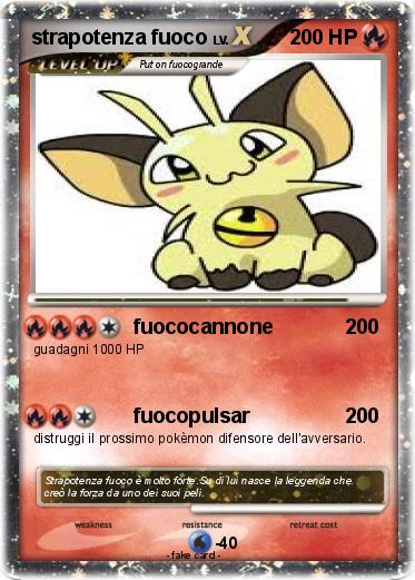 Pokemon strapotenza fuoco