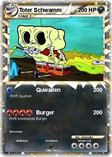 Pokemon Toter Schwamm