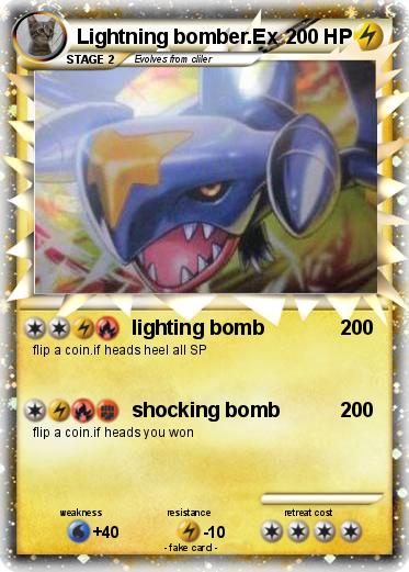 Pokemon Lightning bomber.Ex