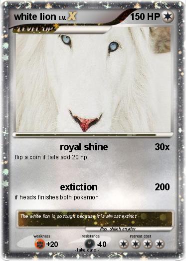 Pokemon white lion