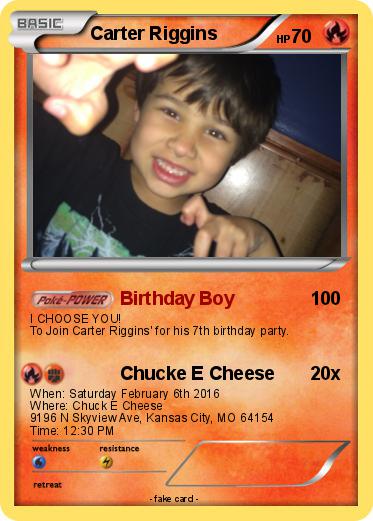Pokemon Carter Riggins