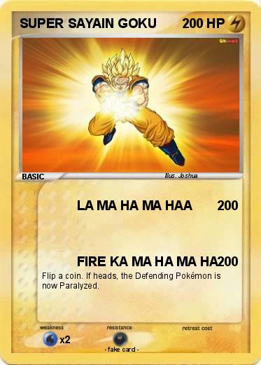 Pokemon SUPER SAYAIN GOKU