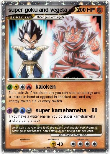 Pokemon super goku and vegeta