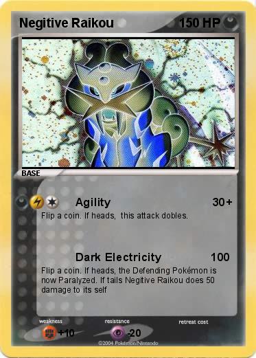 Pokemon Negitive Raikou