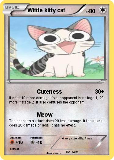 Pokemon Wittle kitty cat