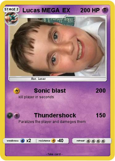 Pokemon Lucas MEGA  EX