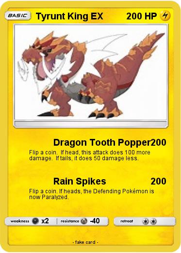 Pokemon Tyrunt King EX