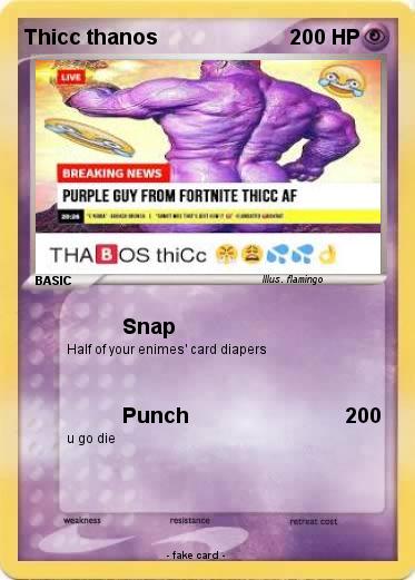 Pokemon Thicc thanos