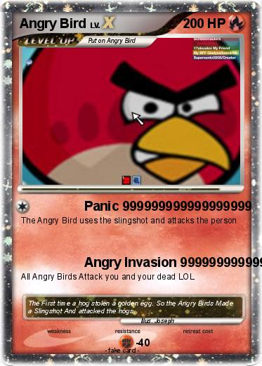 Pokemon Angry Bird