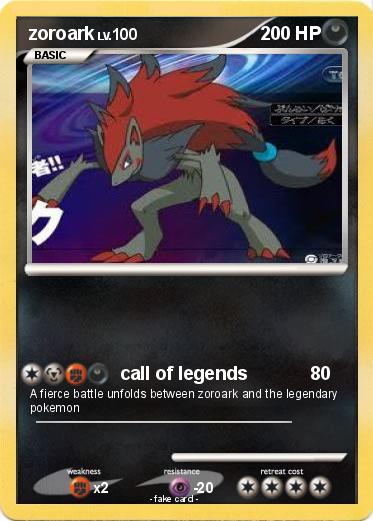 Pokemon zoroark