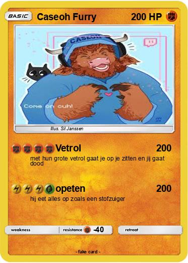 Pokemon Caseoh Furry