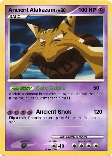 Pokemon Ancient Alakazam