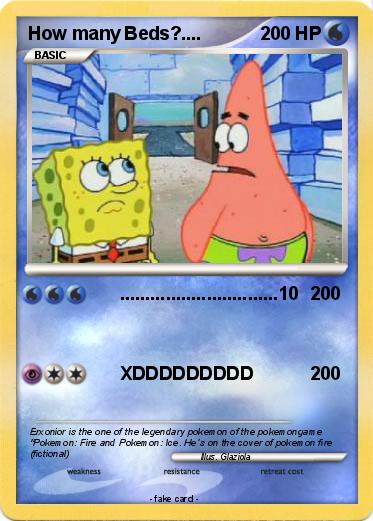 Pokemon How many Beds?....