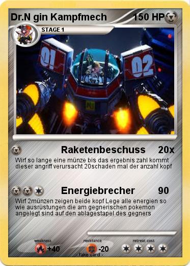 Pokemon Dr.N gin Kampfmech