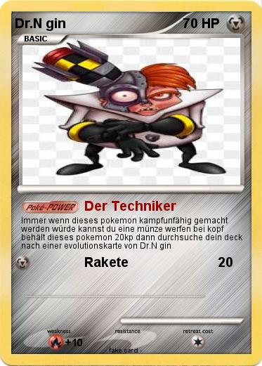 Pokemon Dr.N gin