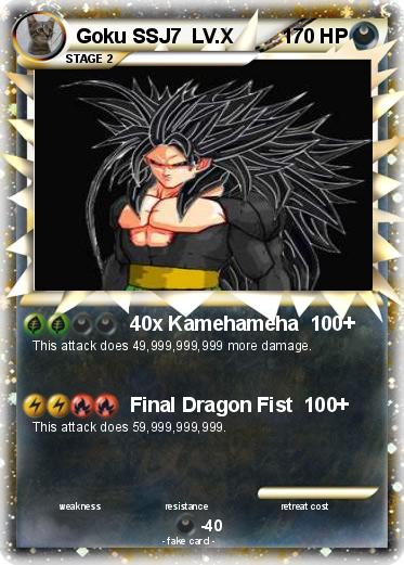 Pokemon Goku SSJ7  LV.X