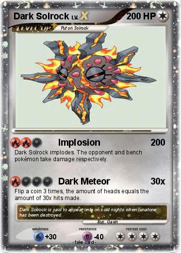 Pokemon Dark Solrock