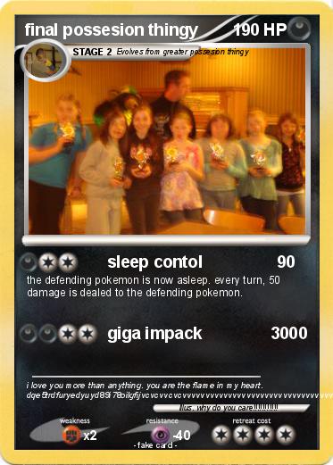 Pokemon final possesion thingy