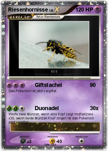 Pokemon Riesenhornisse