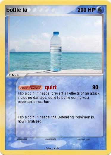 Pokemon bottle la