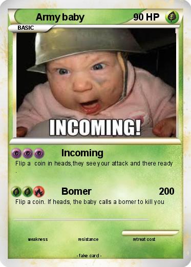 Pokemon Army baby
