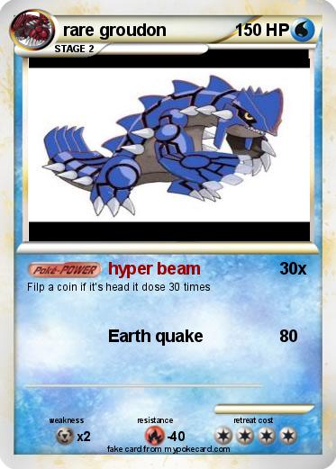 Pokemon rare groudon
