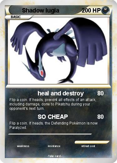 Pokemon Shadow lugia