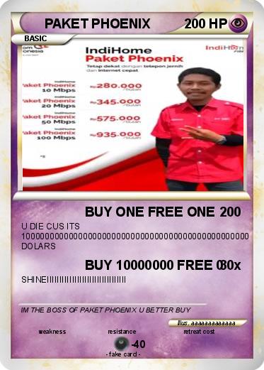 Pokemon PAKET PHOENIX