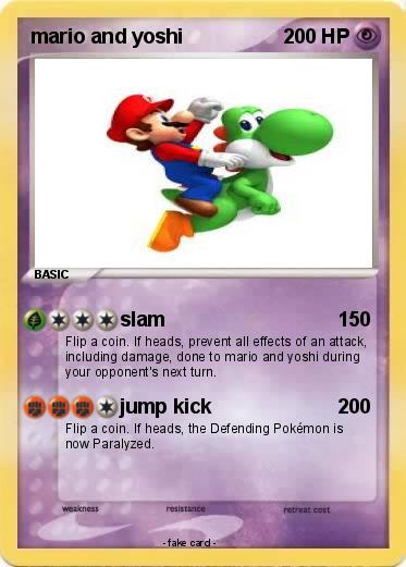 Pokemon mario and yoshi