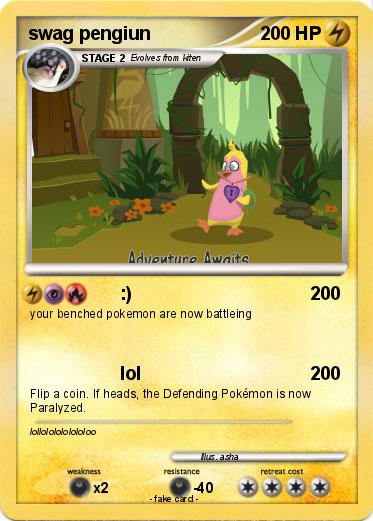 Pokemon swag pengiun