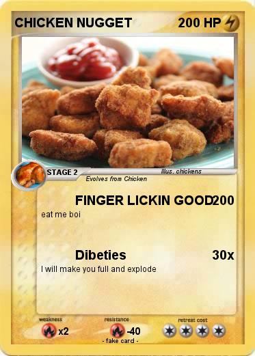 Pokemon CHICKEN NUGGET