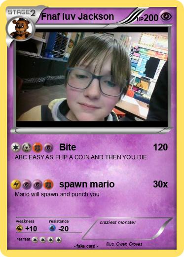 Pokemon Fnaf luv Jackson