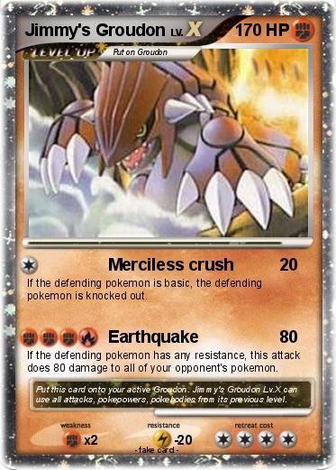 Pokemon Jimmy's Groudon