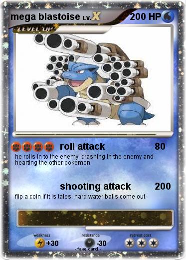 Pokemon mega blastoise