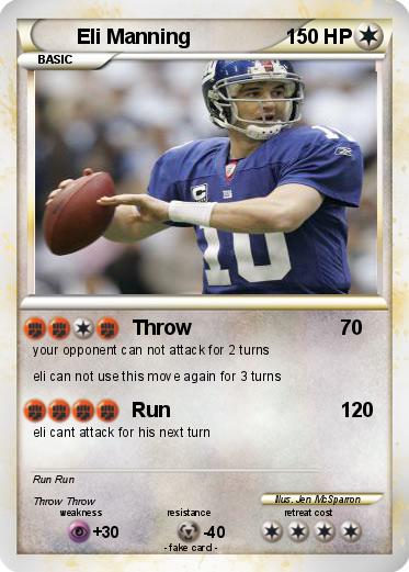 Pokemon Eli Manning
