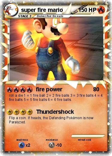 Pokemon super fire mario