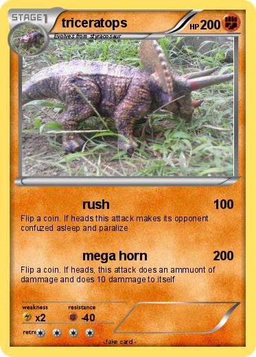 Pokemon triceratops