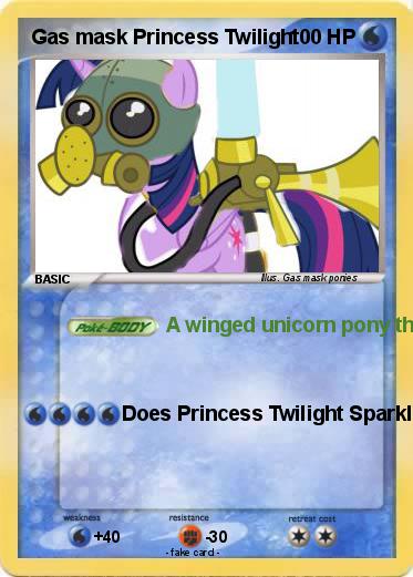 Pokemon Gas mask Princess Twilight