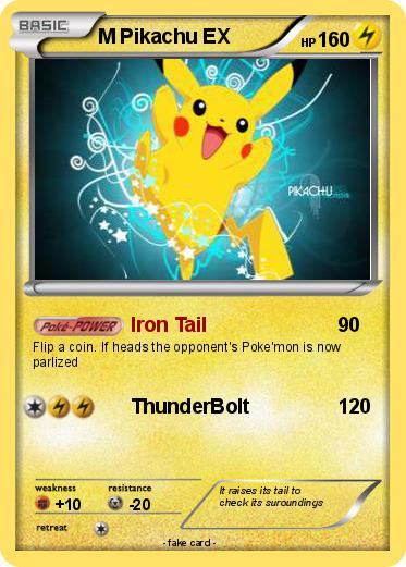 Pokemon M Pikachu EX