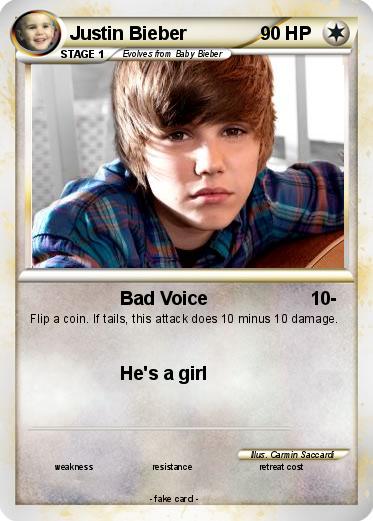 Pokemon Justin Bieber
