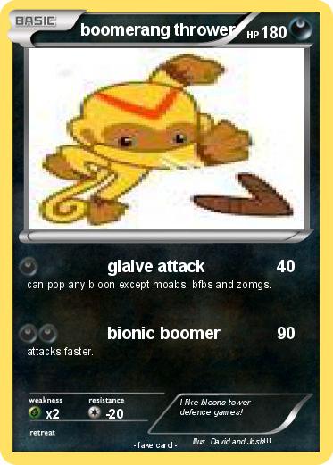 Pokemon boomerang thrower