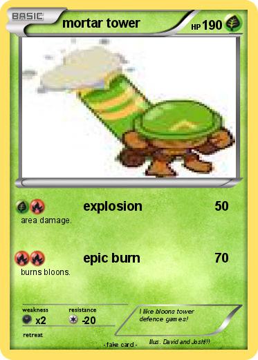 Pokemon mortar tower