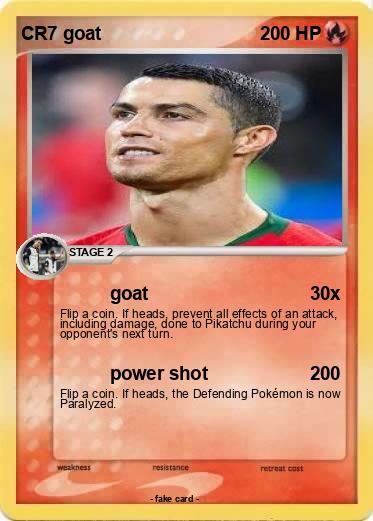 Pokemon CR7 goat