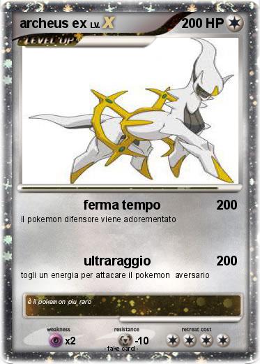 Pokemon archeus ex